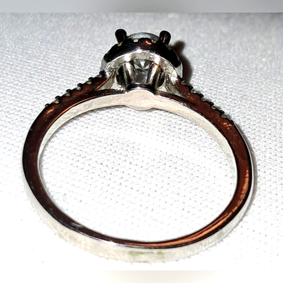 SOLITARE ENGAGEMENT RING Sz 10 - Picture 8 of 10